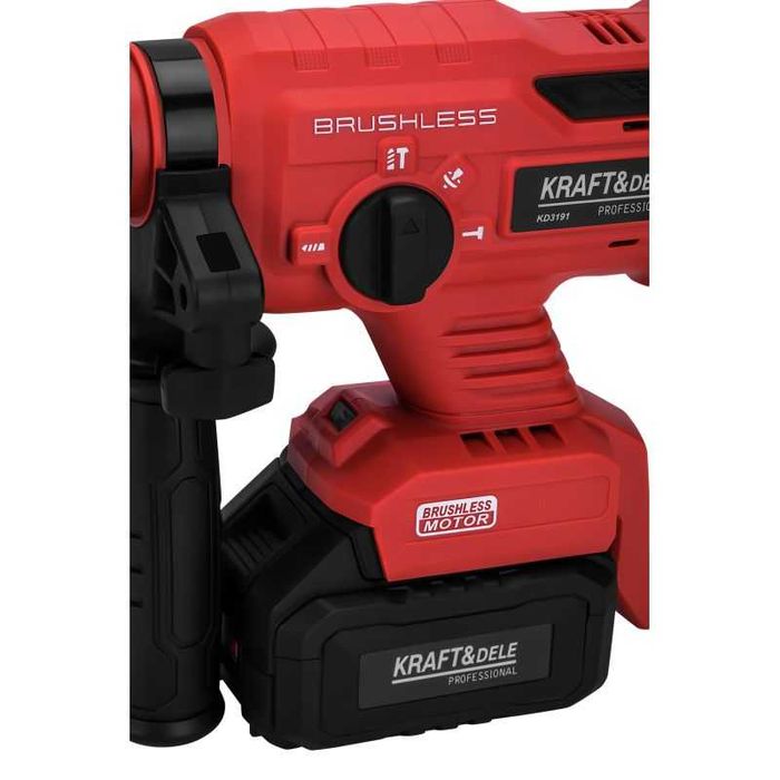 Młotowiertarka udarowa aku sds-plus 21V 3J BEZSZCZOTKOWA 2x 4Ah KD3191