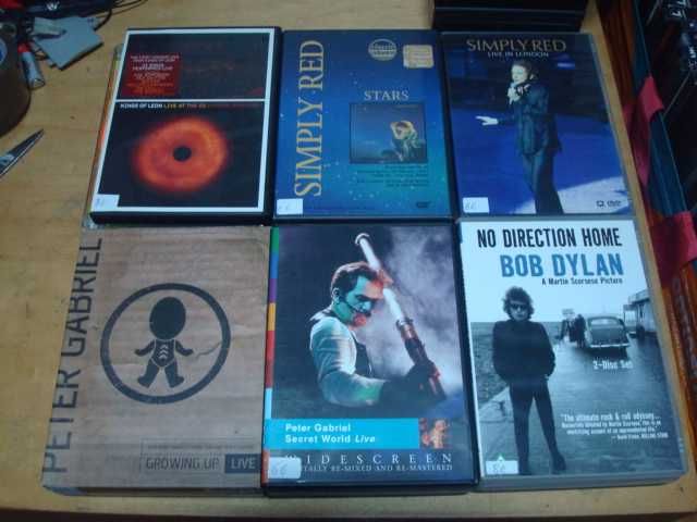 lote 23 dvds musicais ver descrição