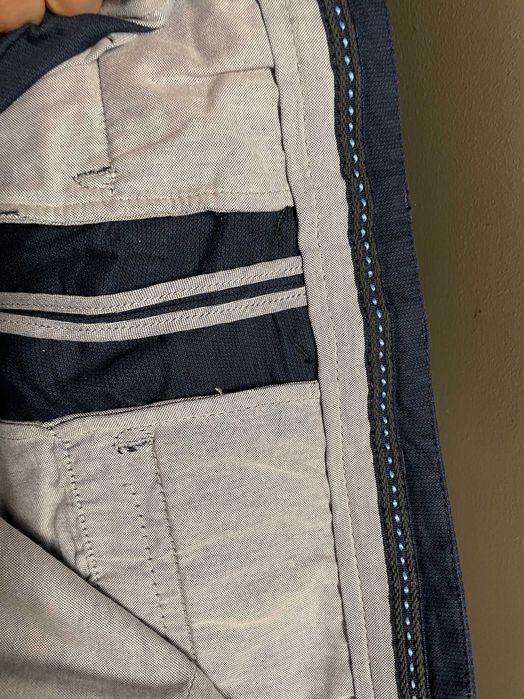 spodnie bawełniane ZARA rozmiar EUR42
