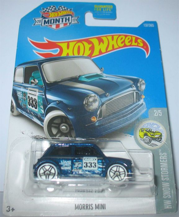 Hot Wheels - Morris Mini (cartão longo - 2017)