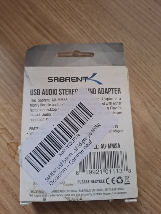 Karta dźwiękowa adapter