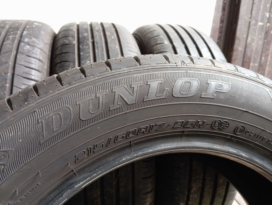 4x 215/60 R17 96H Dunlop EnaSave EC300+ 2022r 2x 6,7mm 2x 7,0mm