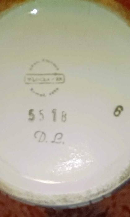 Wazon Fajans Włocławek Wit Płażewski wzór 247