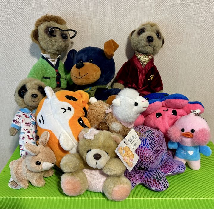 Мягкие игрушки. Пес ПатронПеревертыши. Сурикаты.