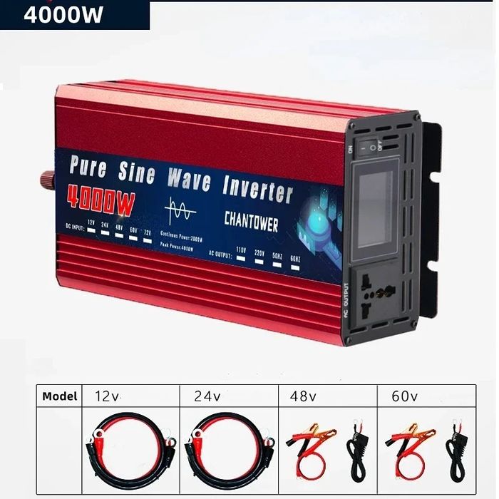 Інвертор Pure Sine Wave 4000W чиста сінусоїда