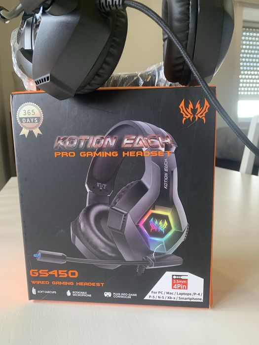 Headset gamimg auscultadores com micro