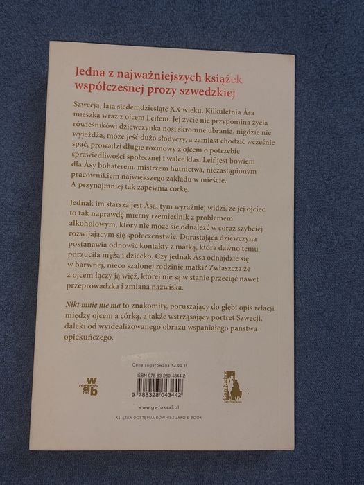 Åsa Linderborg Nikt mnie nie ma