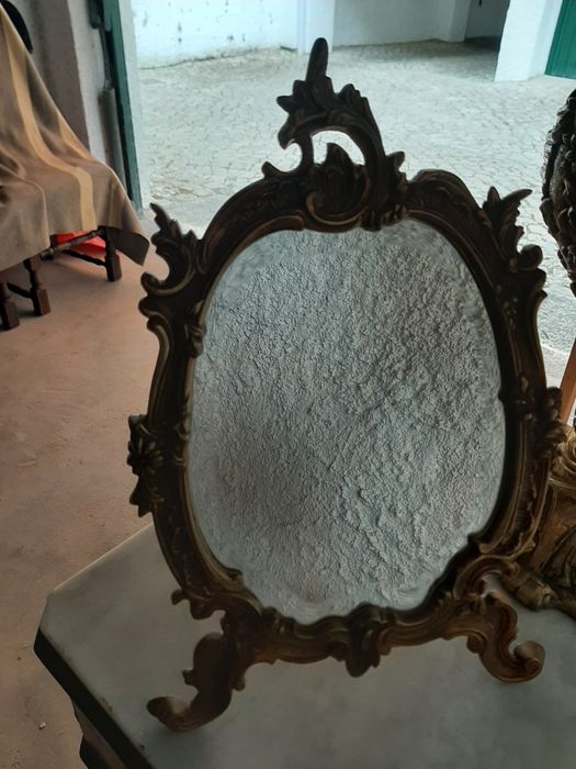 Conjunto candeeiro + Espelho + Guarda-jóias