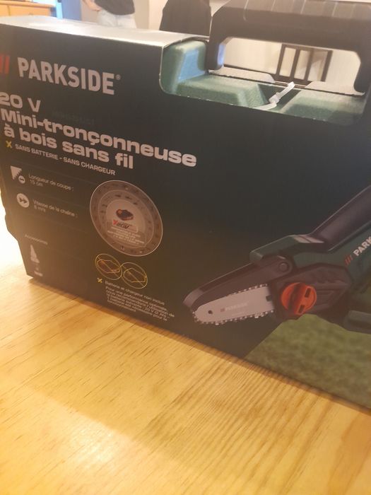 Mini  moto serra Parkside 20v