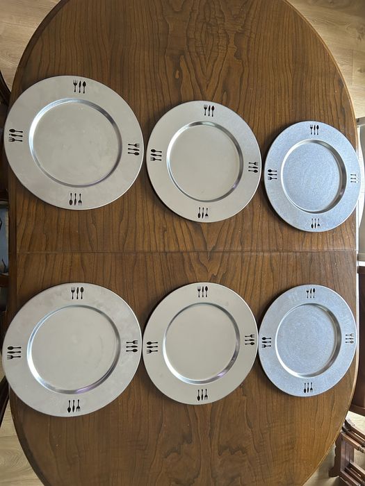 Conjunto de 6 maecadores de prato