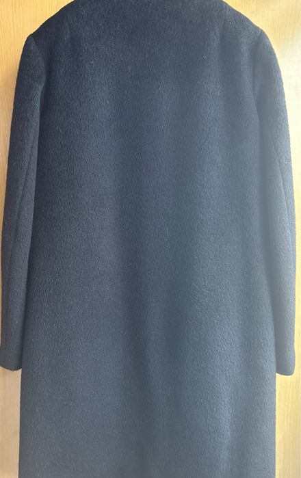 Пальто з альпакою і натуральною норкою в стилі Max Mara