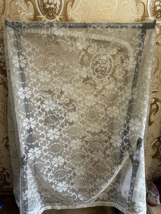 Занавески/ занавеси с креплением- цена за 2 штуки