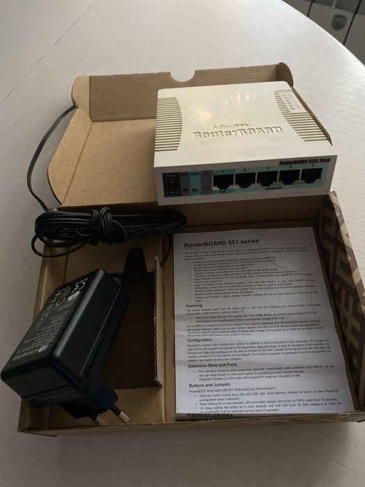 MikroTik RouterBOARD RB951G-2HnD | Гігабітний Wi-Fi роутер