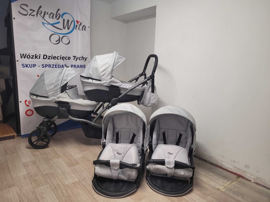 szkrabwita.pl Bliźniaczy Bebetto 42 2w1 możliwy 3w1 lub 4w1 GWARANCJA