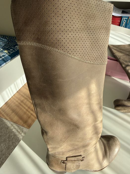 Botas cano alto em pele originais Salsa