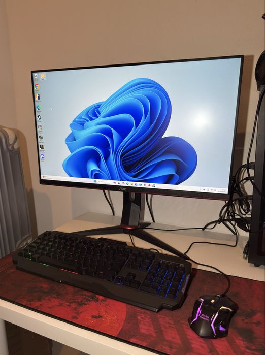 Monitor gamer G2 series  AOC 27 polegadas, teclado e mouse gamer