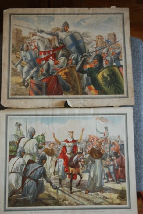 Ilustração de calendário de 1950 - Imagens Históricas