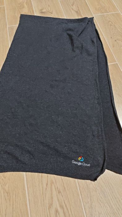 Szary włoski szal 180x50cm