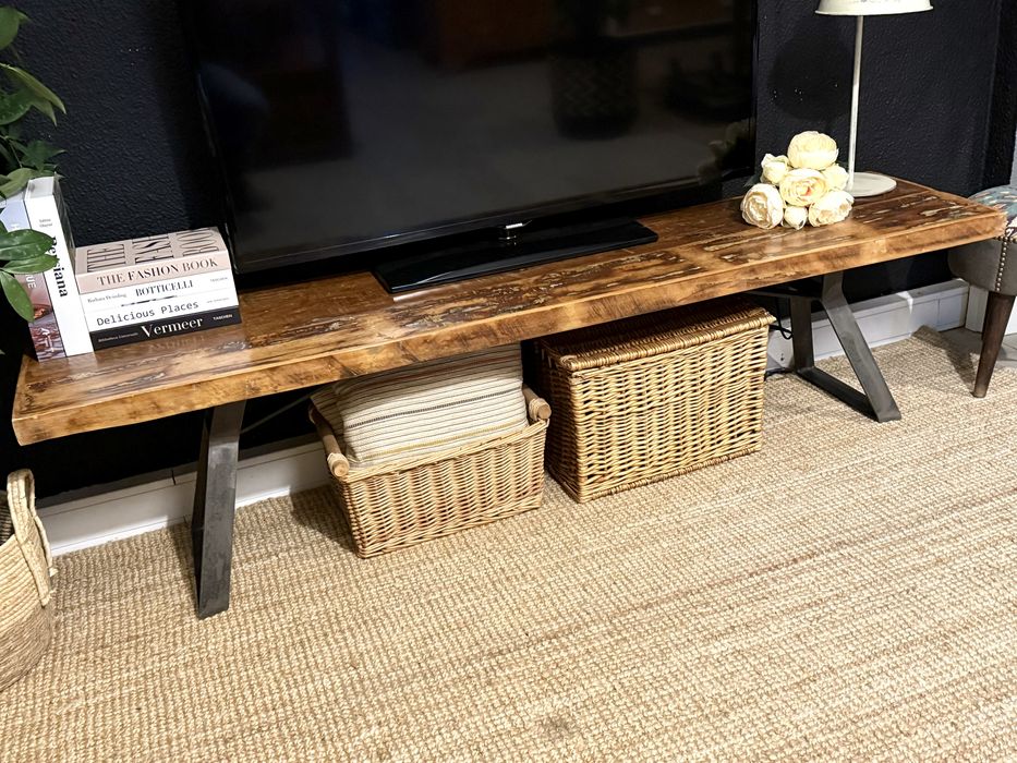 aparador mesa banco banqueta consola ferro industrial rustico