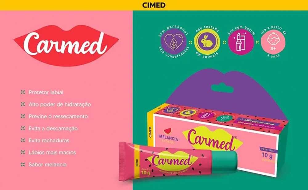 Carmed Hidratante Labial Sabor Melancia