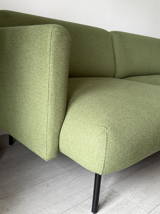 Sofa Bejot Fora FR 423, 3-osobowa, designerska, zielona