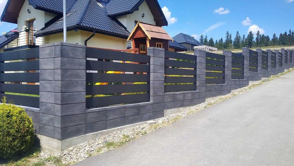 Ogrodzenia frontowe | Bloczki | Transport | Montaż