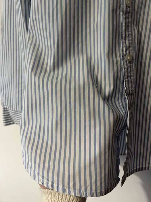 Camisa de homem as riscas azuis da H&M como nova tam XS (recomendo a S