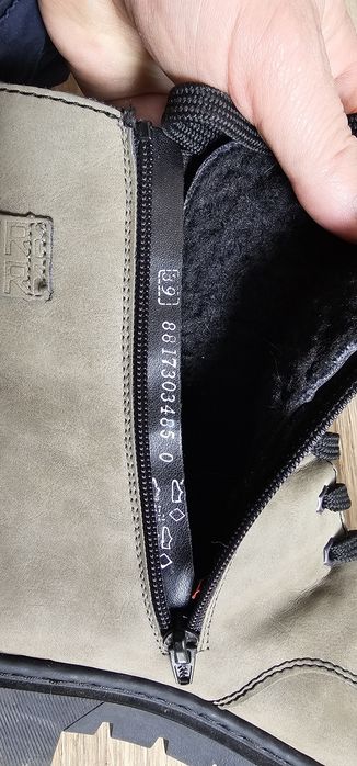 Rieker damskie botki skórzane rozmiar 39 wkładka 25,5cm używane