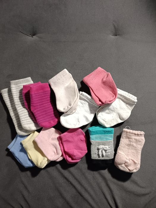 Skarpetki - 12 par,  rozmiar 62/68
