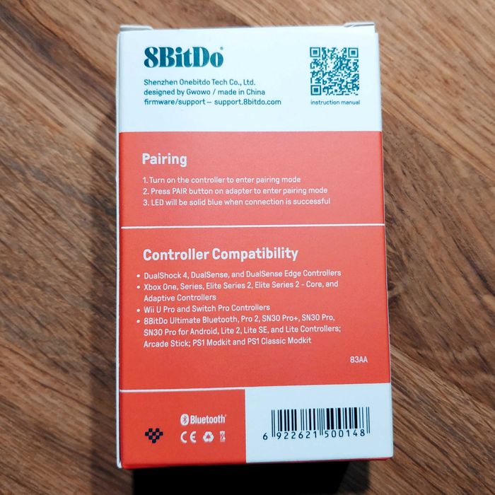 8BitDo Bluetooth адаптер ресивер до NES / Retro Reciver