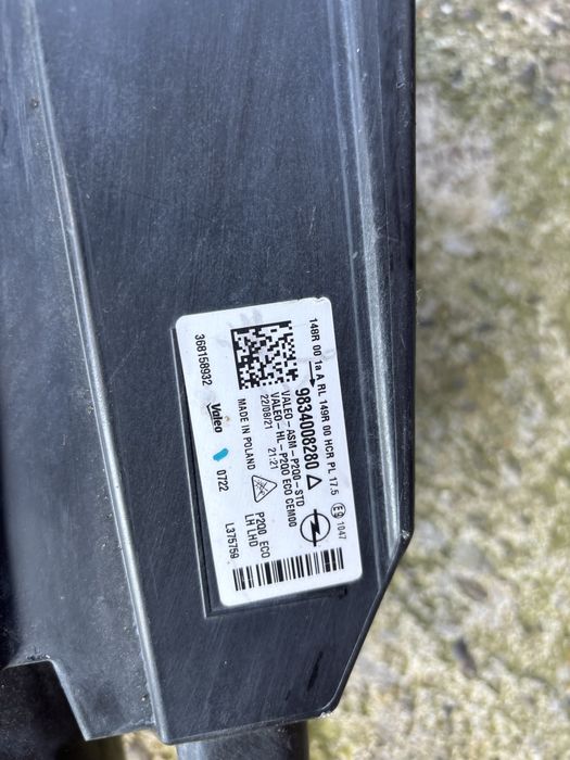 Ліва фара Opel Mokka Led  2021 рік лед фара левая опель мокка