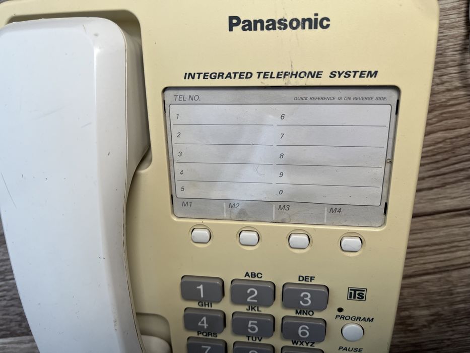 Стаціонарний телефон PANASONIC KX-TS10MX-W (проводной телефон)