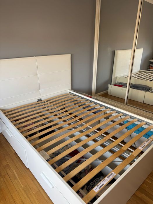 Cama Ikea e colchao como novos