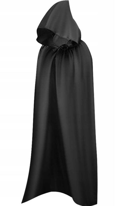 Peleryna na halloween karnawał przebranie czarodziej czarownica wampir