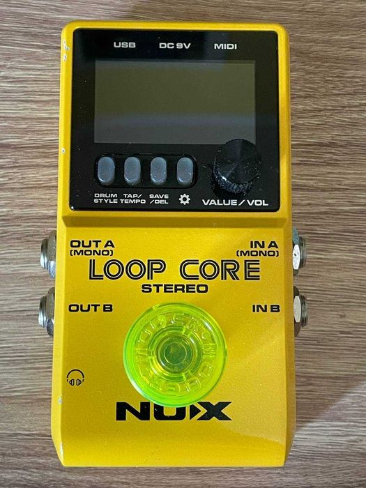 Лупер педаль NUX Loop Core Stereo (looper, 6 годин запису)