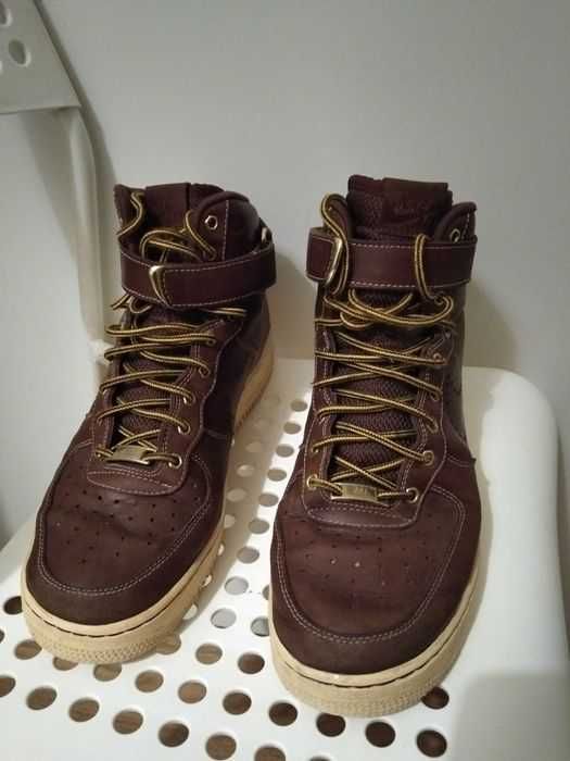 Кроссовки ботинки Найк кожа, Nike