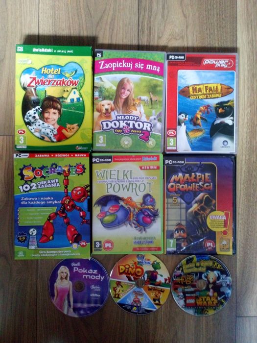 Płyty z bajkami dziecięce różne