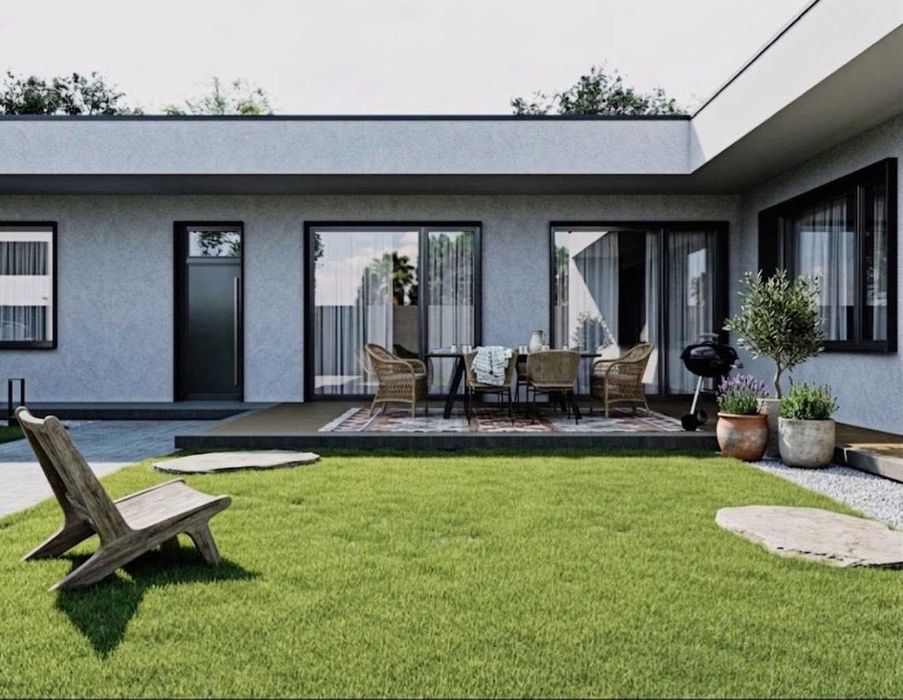 Новый дом на 4-х сотках в стиле Eco-Minimalism! Червоный Хутор! 1A37