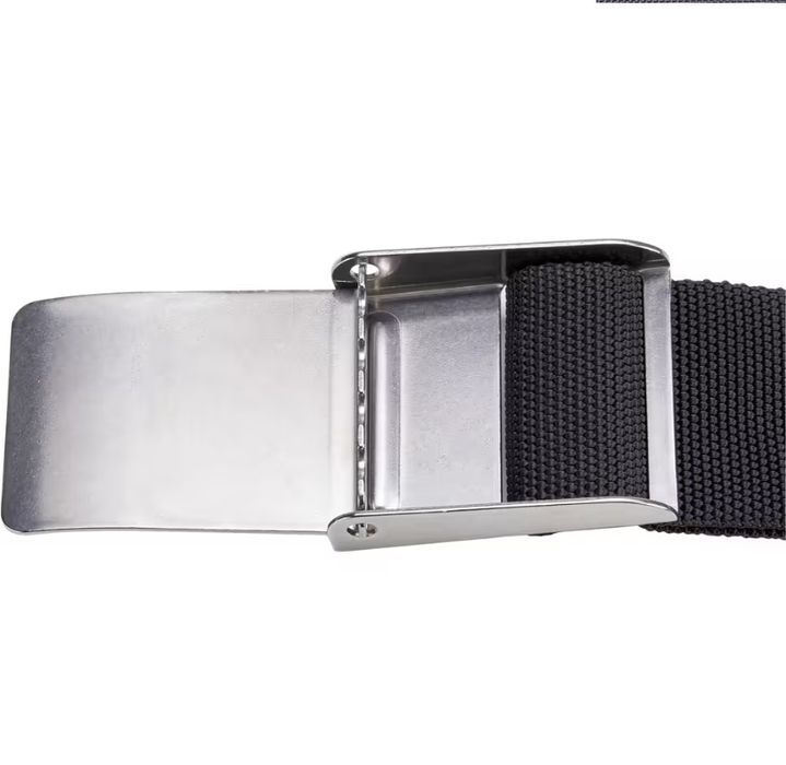 Cinto de mergulho com bolsos para lastros  e vários lastros maleaveis