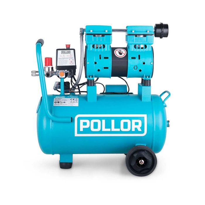 Безмасляний компресор 24 л Pollor PLAC24LES / компрессоры