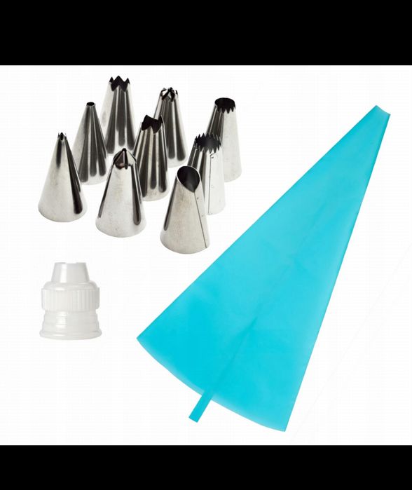 Tylki cukiernicze z rękawem 9szt