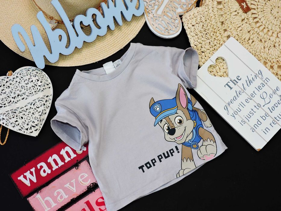 H&M - bluzeczka t-shirt Psi Patrol r 74