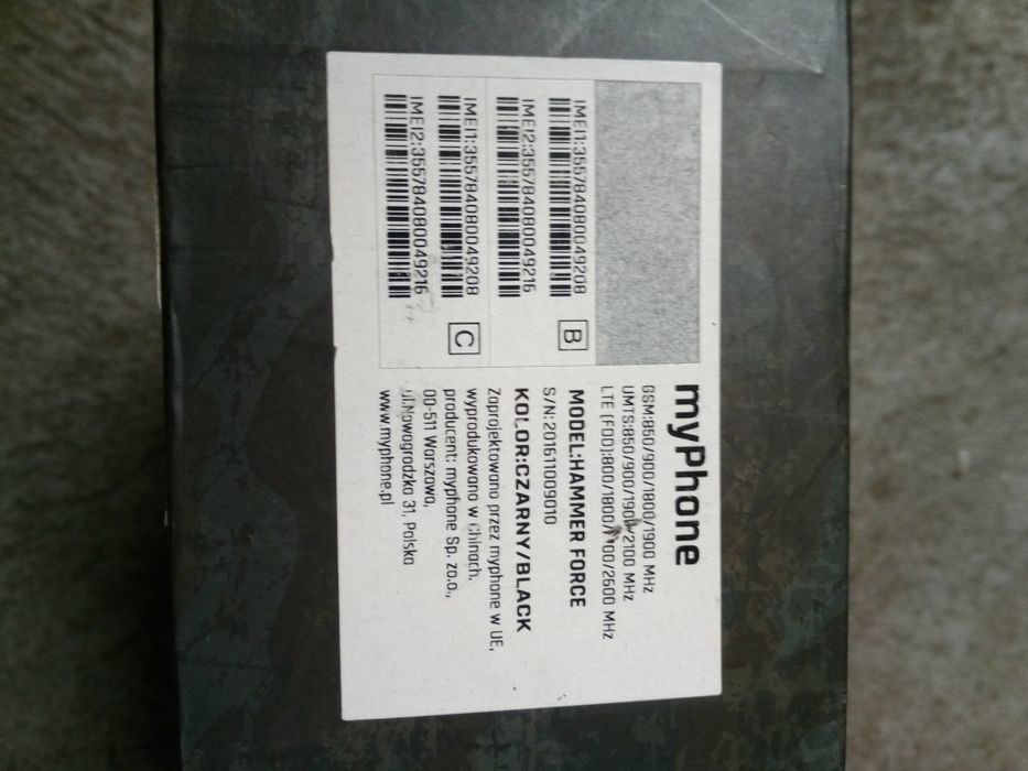 Smartfon Hammer force