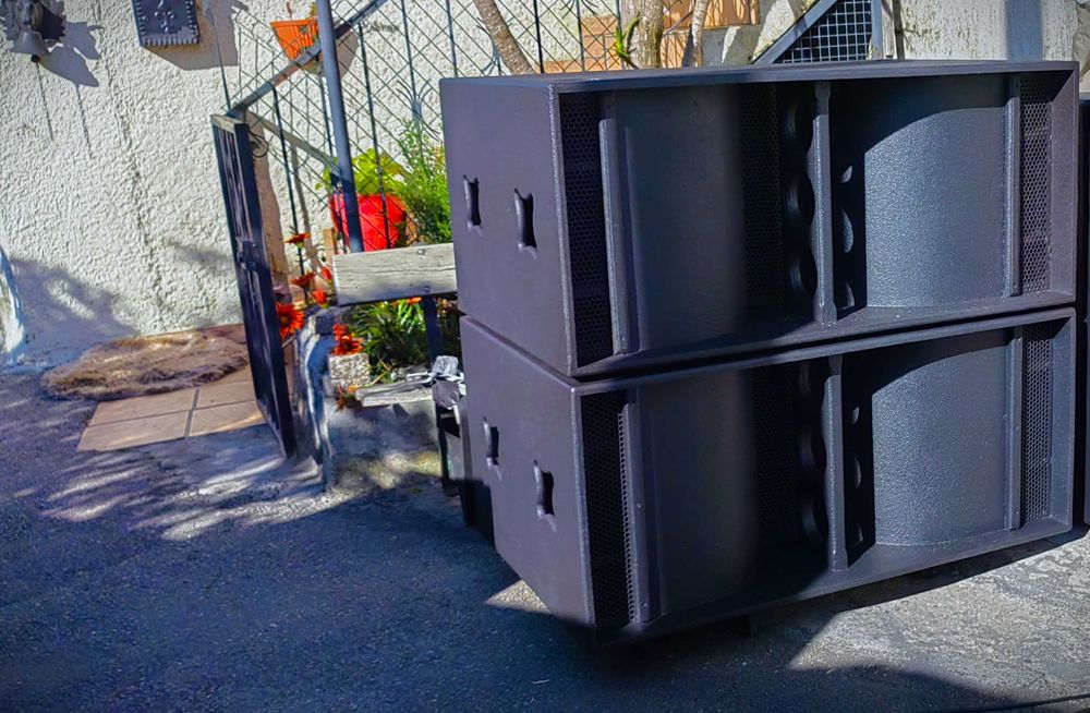 PA NORTESOUND-PRO .SUB GRAVE DUPLOS NS218, 6000 WATTS 3000 WATTS RMS