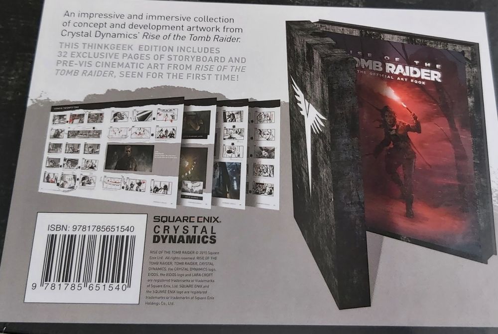 Rise of the Tomb Raider artbook Lara Croft