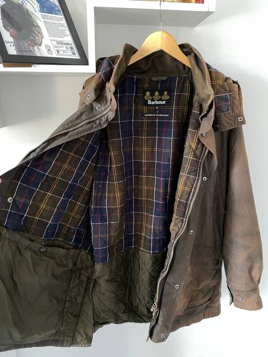 Barbour wax duracotton parka plaszcz trencz kurtka