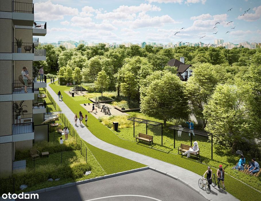 2-pokojowe mieszkanie 38m2 + balkon Bezpośrednio