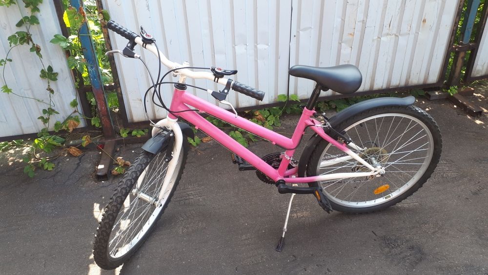 Rower górski damski 24 cale rama stalowa różowo Bydgoszcz • OLX.pl