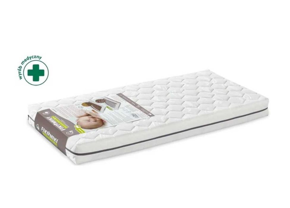 Łóżeczko dziecięce białe z materacem (w cenie) 140x70