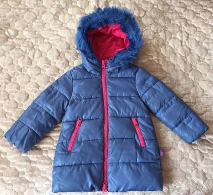 Зимняя куртка Beneton на девочку бу
